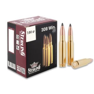STERLING .308 SP Rifle Cartridge / 180 Grain